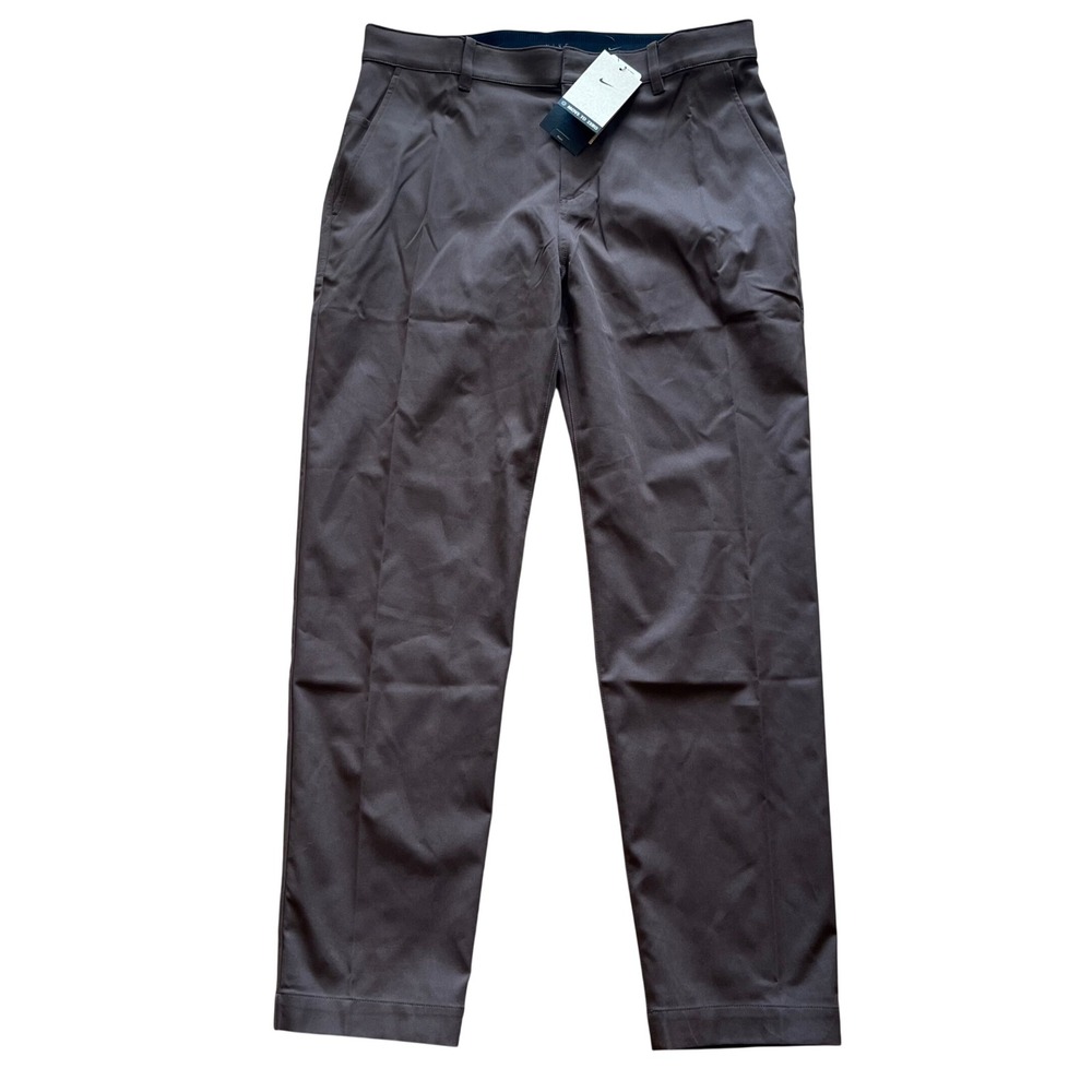 Nike Repel Golf Pants Mens 34x32 Brown Herringbone Standard Fit Ankle DA4130-231